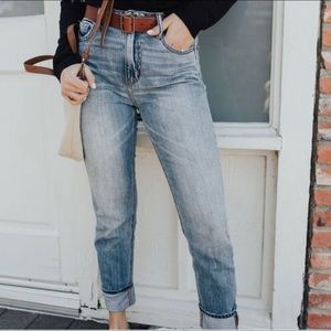 CJLA High Rise Mom Jean